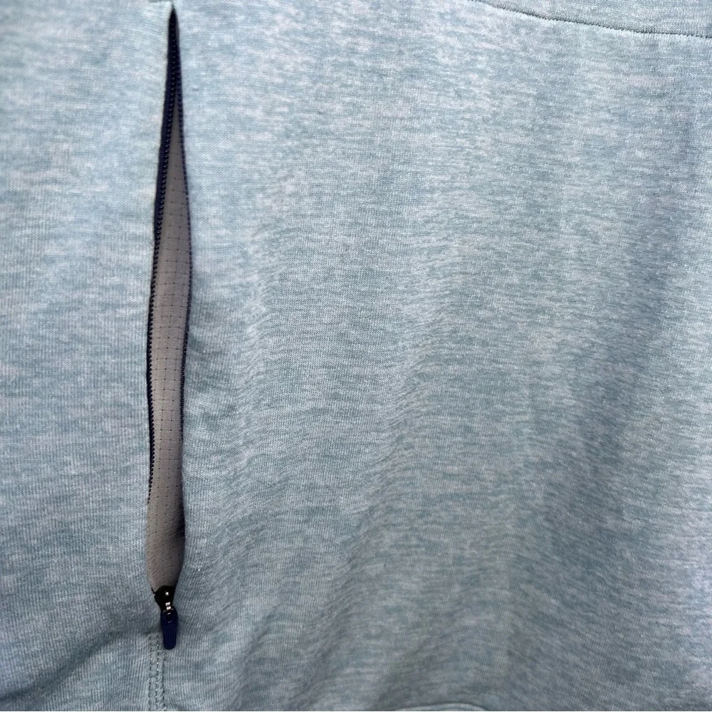 Men or Women Unisex Outdoor‎ Voices Pullover Baby Blue Zip with Pockets Soft Med
